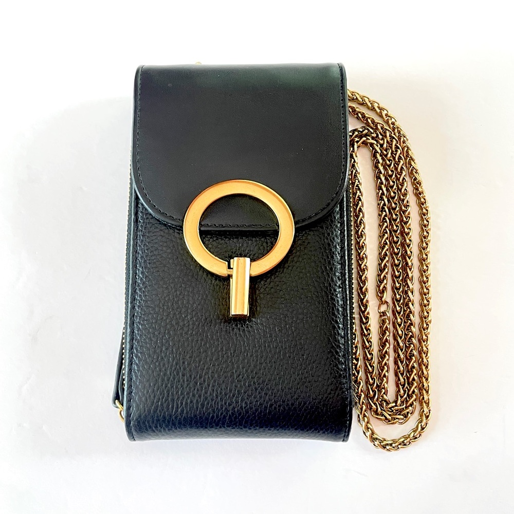 Gold Chain Crossbody Cell Phone Bag Women Wallet Card Slots Small Shoulder Purse